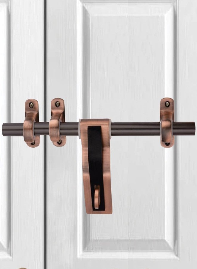 Atom Set of 2 Zinc Aldrop | 12 Inch Fancy Aldrop for Door Fittings Kit, Door Accessories | Copper Antique Finish (WZA006) - Image 2